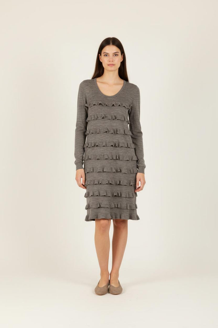 Robe Pull Grise - Taille S/36 de la marque ZAPA | PARAD31400 - Vendu par Paradigme - Image 1
