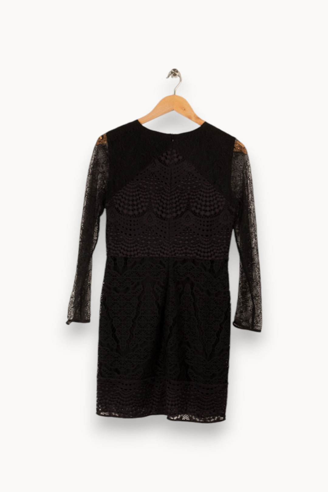 Robe noire en dentelle - Taille M/38