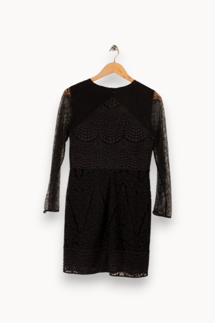 Robe noire en dentelle - Taille M/38