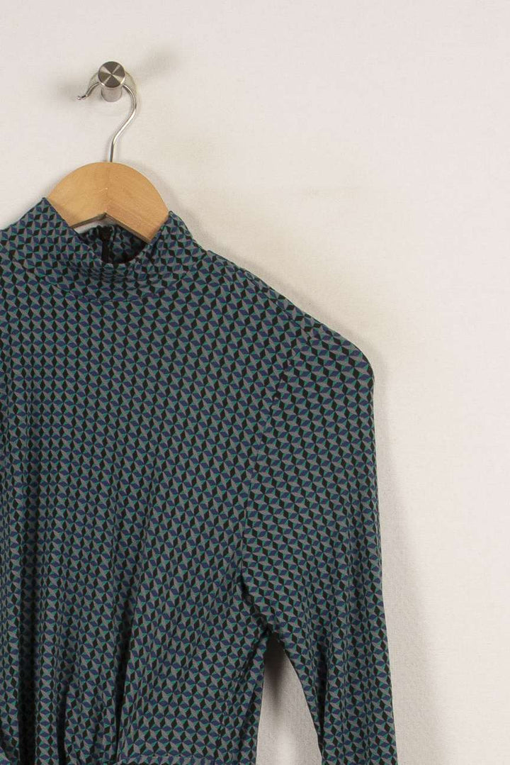Robe bleue/verte à motifs - Taille M/38 de la marque IKKS | PARAD31416 - Vendu par Paradigme - Image 1