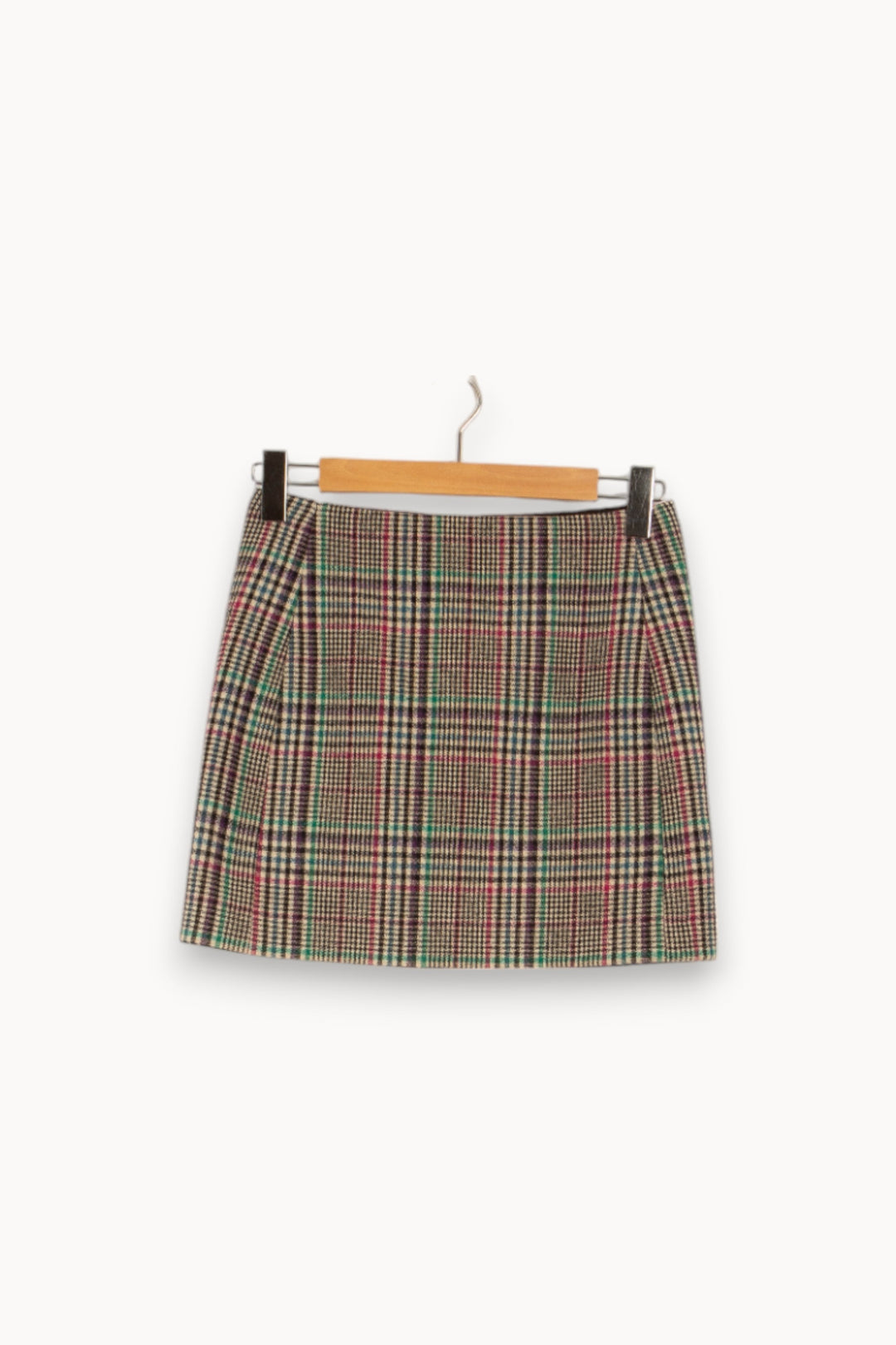 Jupe multicolore à carreaux - Taille S/36