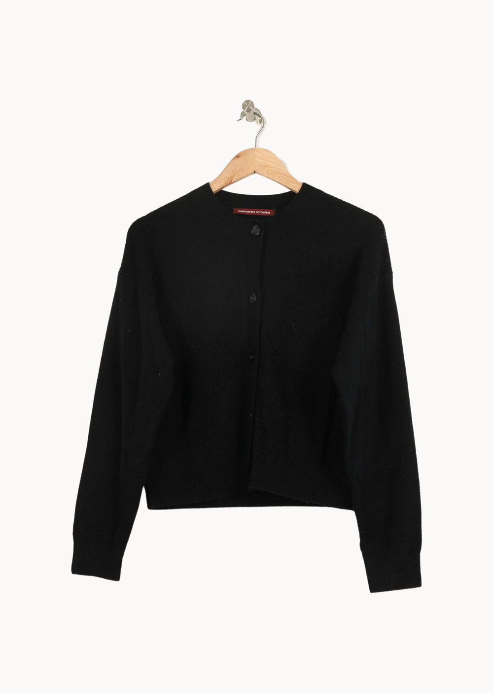 Cardigan Noir - Taille S/36 de la marque Comptoir des Cotonniers | PARAD31462 - Vendu par Paradigme - Image 2