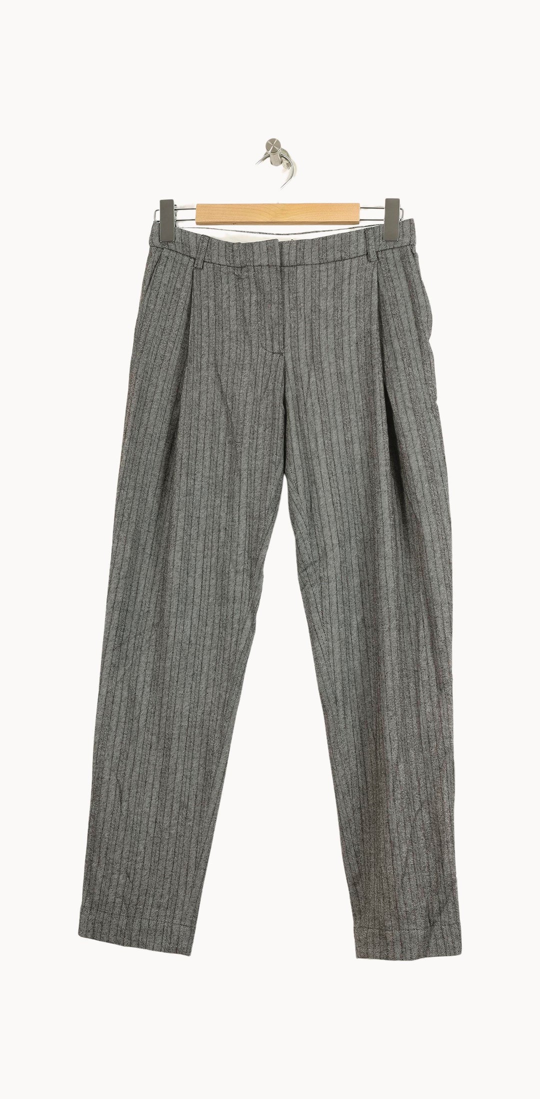 Pantalon Rayé Gris - Taille S/36 de la marque Sessùn | PARAD31466 - Vendu par Paradigme - Image 2