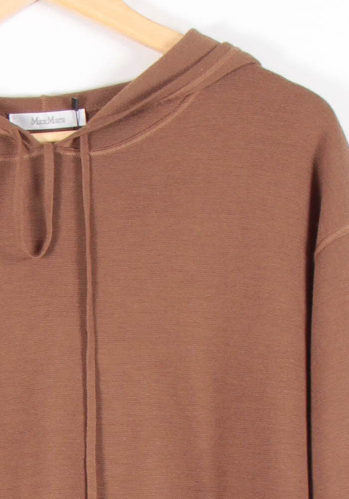 Robe Longue Marron - Taille M/38 de la marque Max Mara | PARAD31468 - Vendu par Paradigme - Image 3