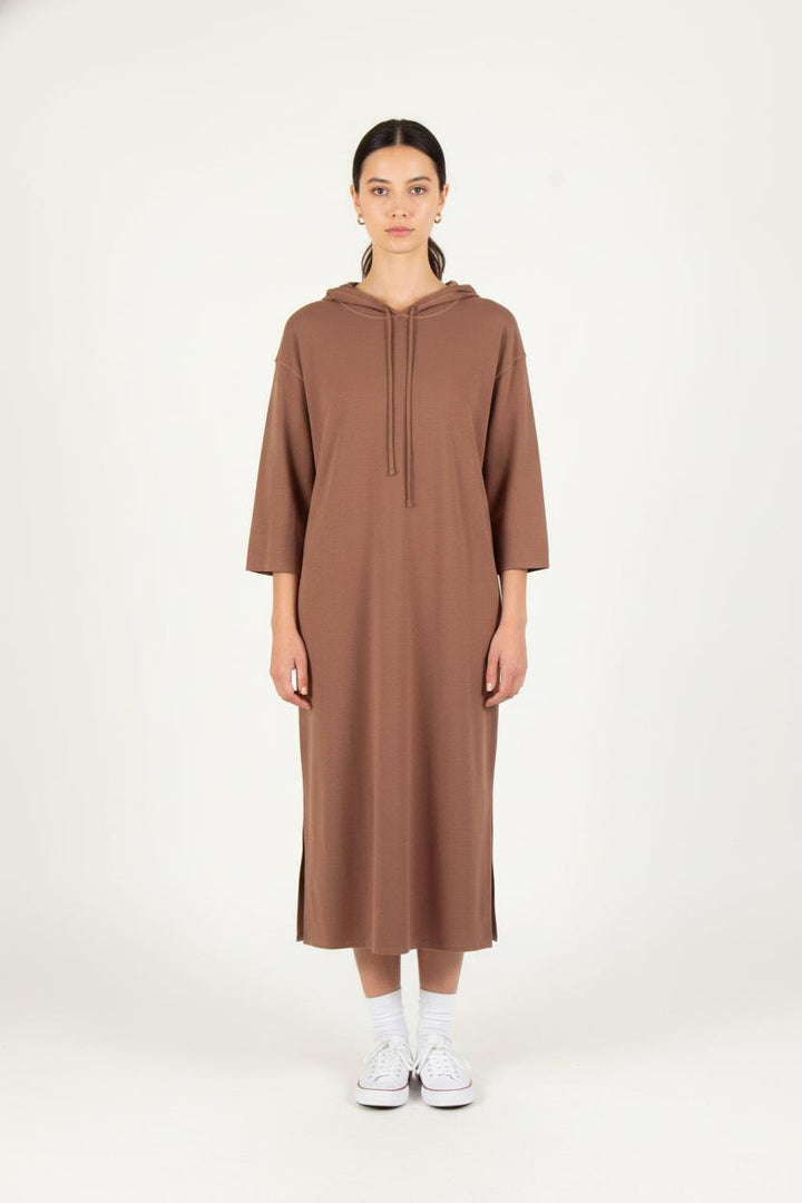 Robe Longue Marron - Taille M/38 de la marque Max Mara | PARAD31468 - Vendu par Paradigme - Image 1