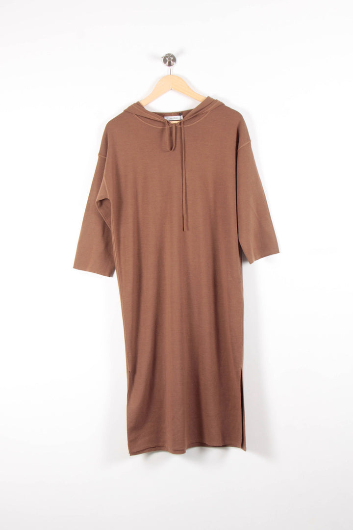 Robe Longue Marron - Taille M/38 de la marque Max Mara | PARAD31468 - Vendu par Paradigme - Image 2