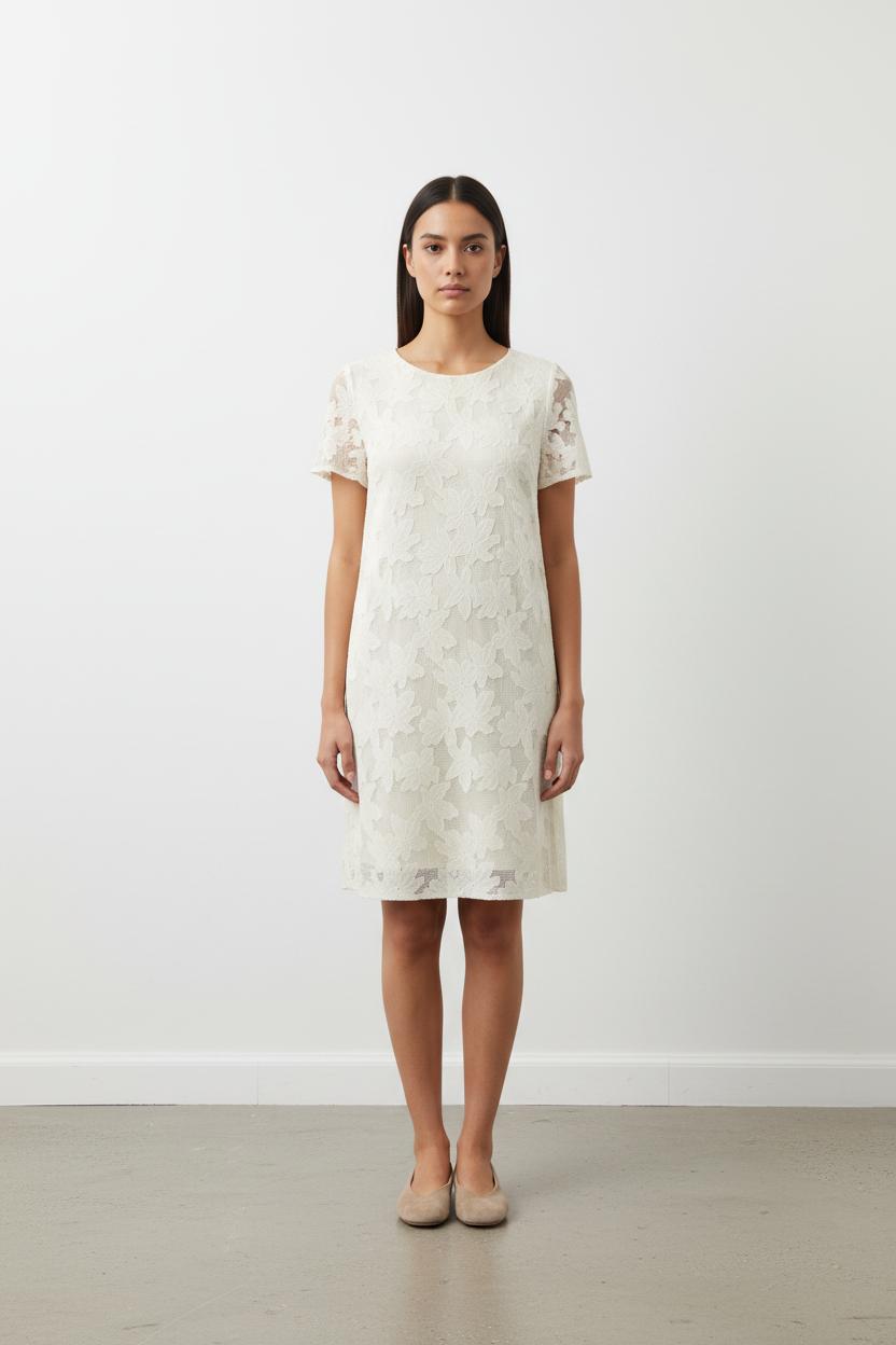 Robe blanche en dentelle - Taille S/36