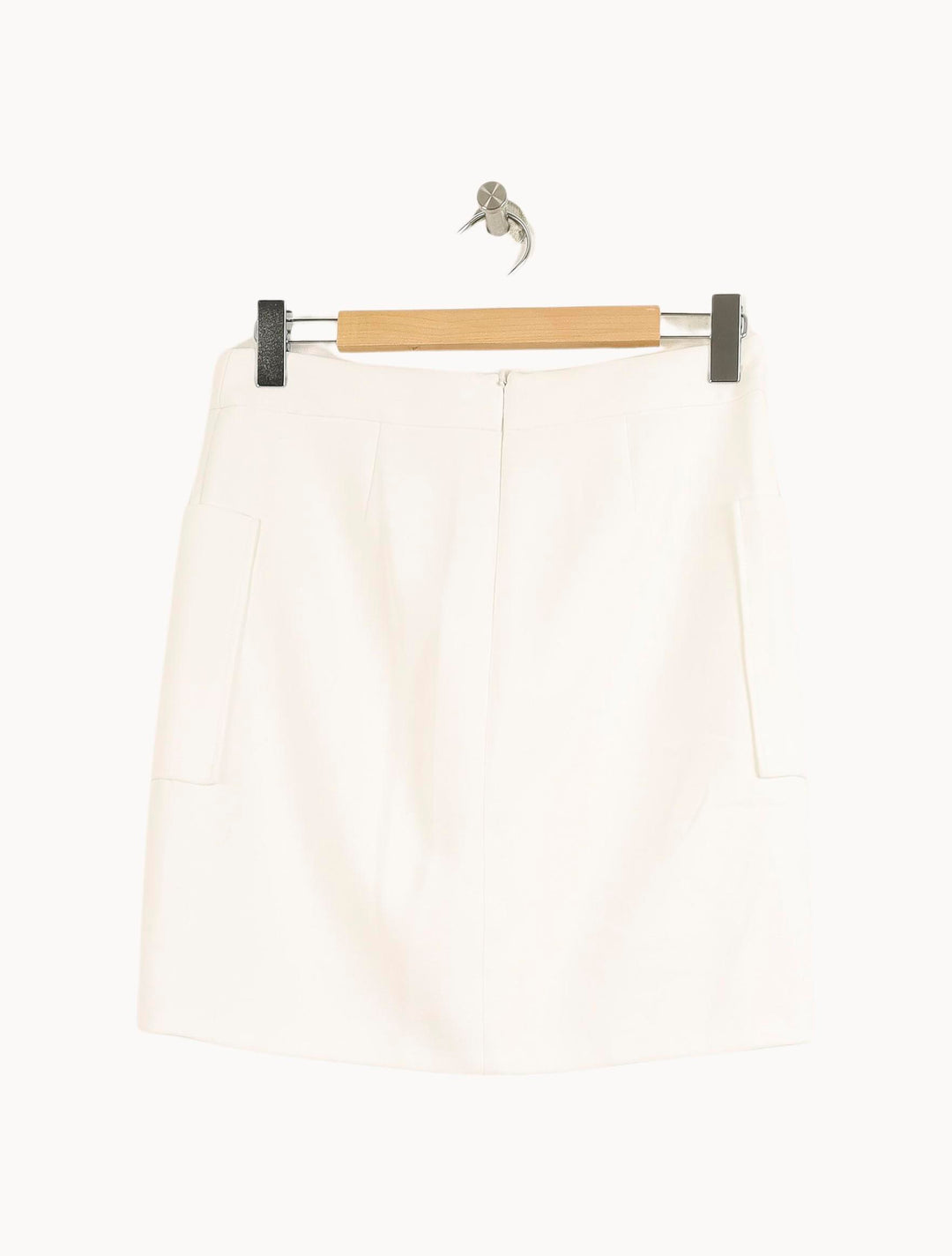 Jupe Courte Blanche - Taille L/40 de la marque Caroll | PARAD31496 - Vendu par Paradigme - Image 4