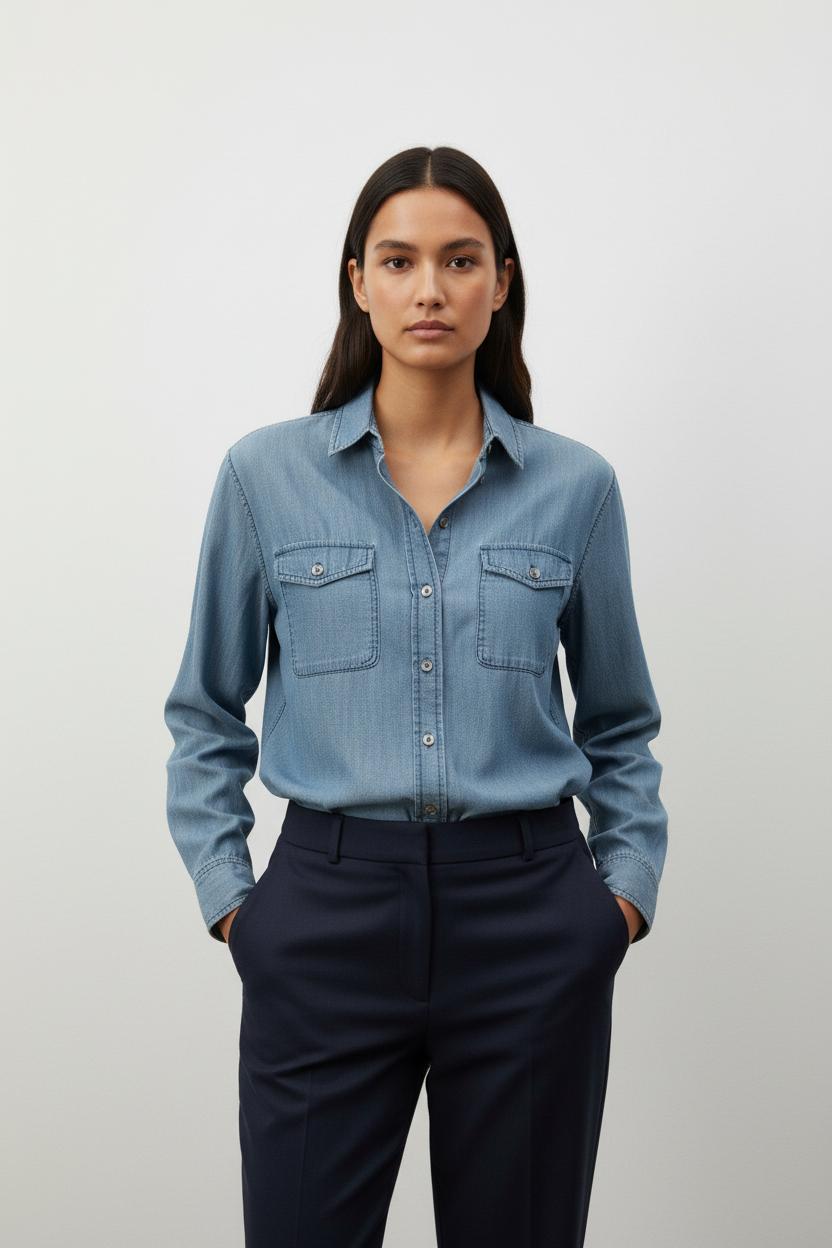 Chemise Bleue - Taille XS/34