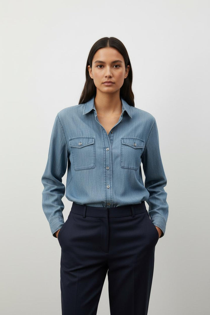 Chemise Bleue - Taille XS/34