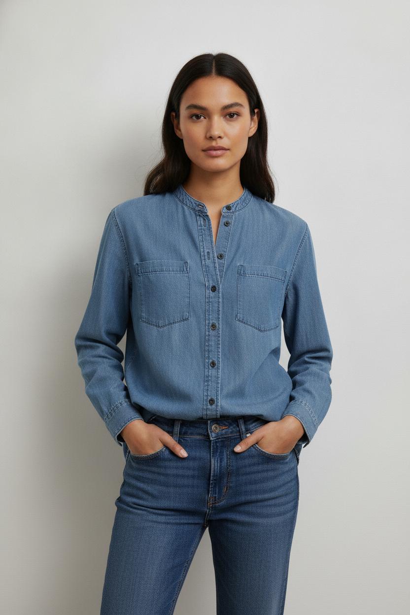 Chemise Bleue - Taille XS/34
