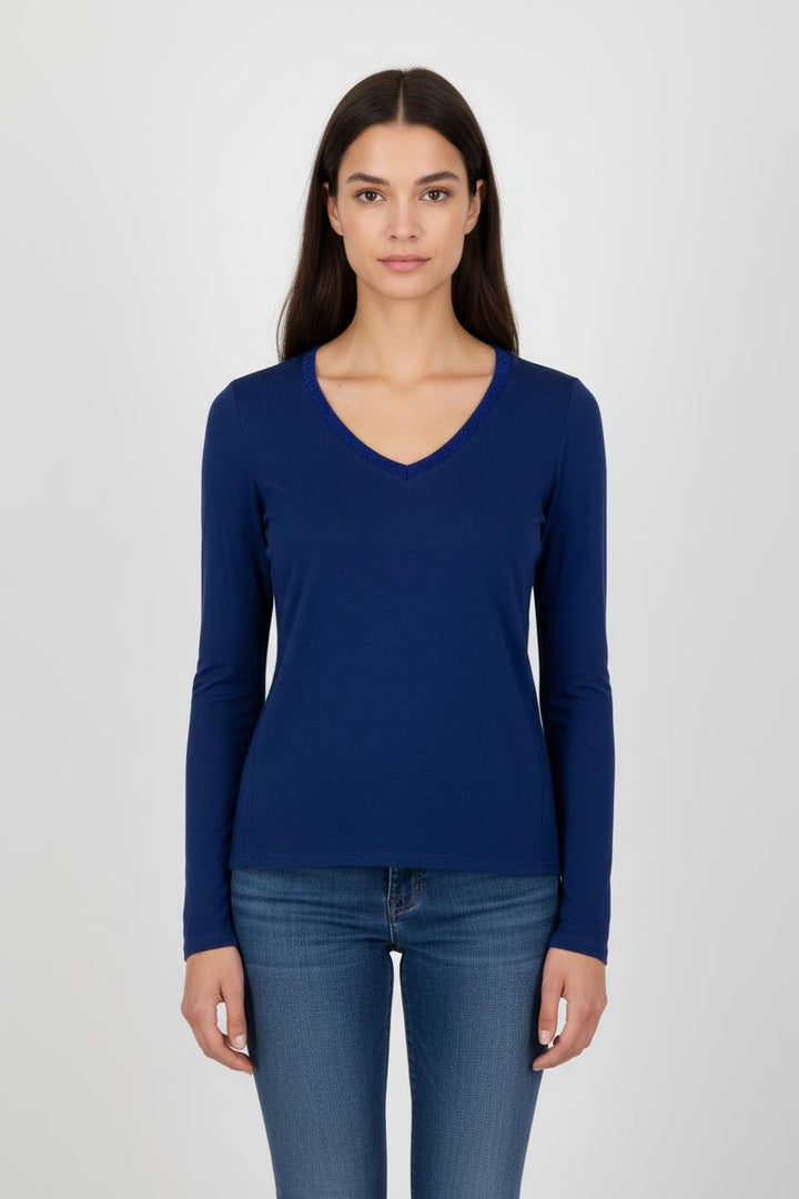 Blouse bleue - Taille XS/34
