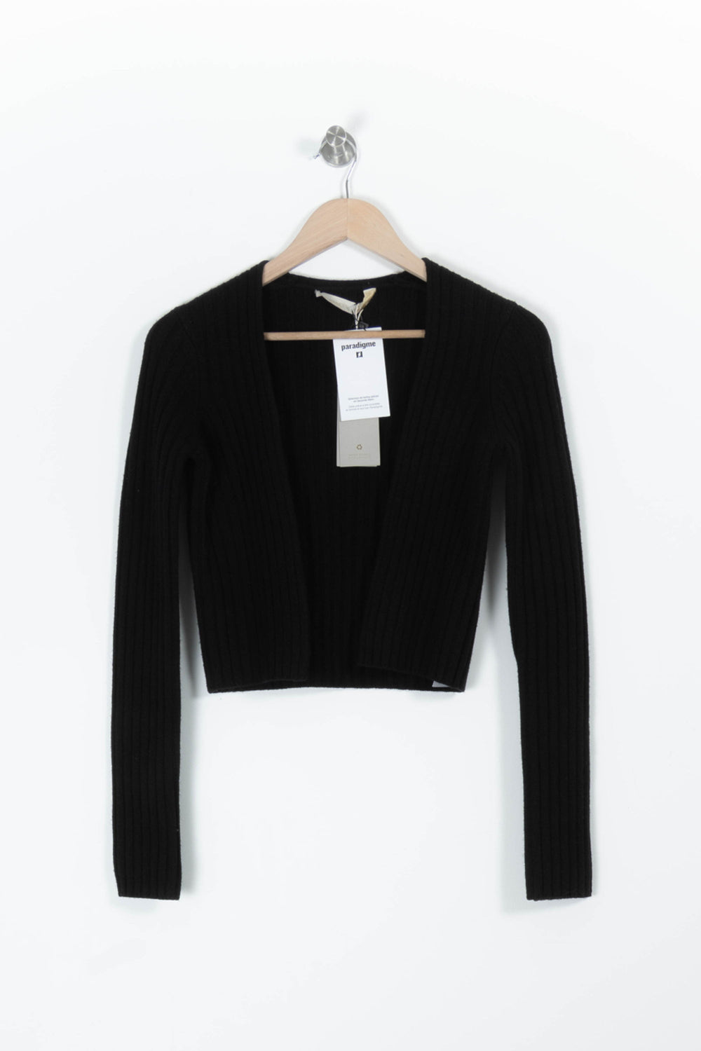 Gilet Noir - Taille XS/34 de la marque Vanessa Bruno | PARAD31577 - Vendu par Paradigme - Image 2