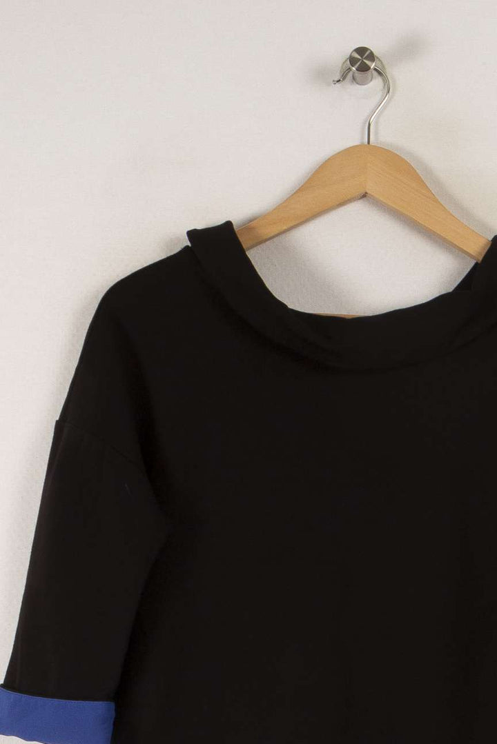 Robe noire - Taille S/36 de la marque La Fée Maraboutée | PARAD31606 - Vendu par Paradigme - Image 2