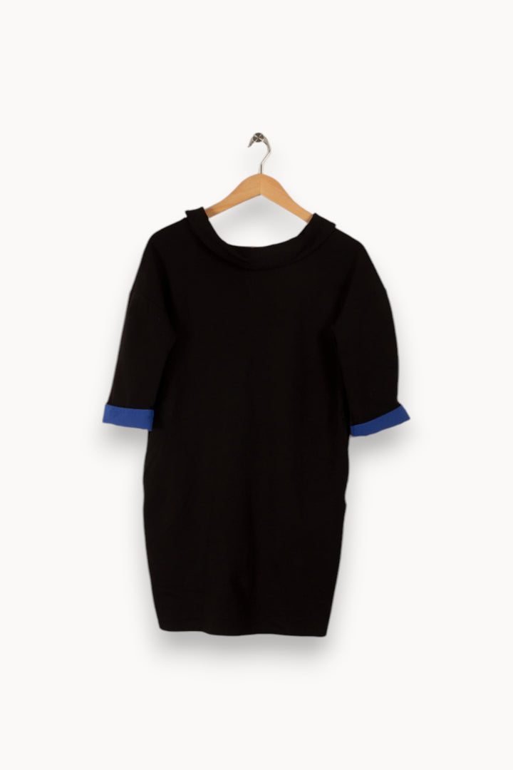 Robe noire - Taille S/36 de la marque La Fée Maraboutée | PARAD31606 - Vendu par Paradigme - Image 1