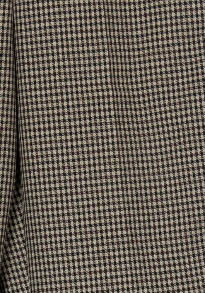 Pantalon Carreaux Marron et Noir - Taille S/36 de la marque Sandro | PARAD31619 - Vendu par Paradigme - Image 3