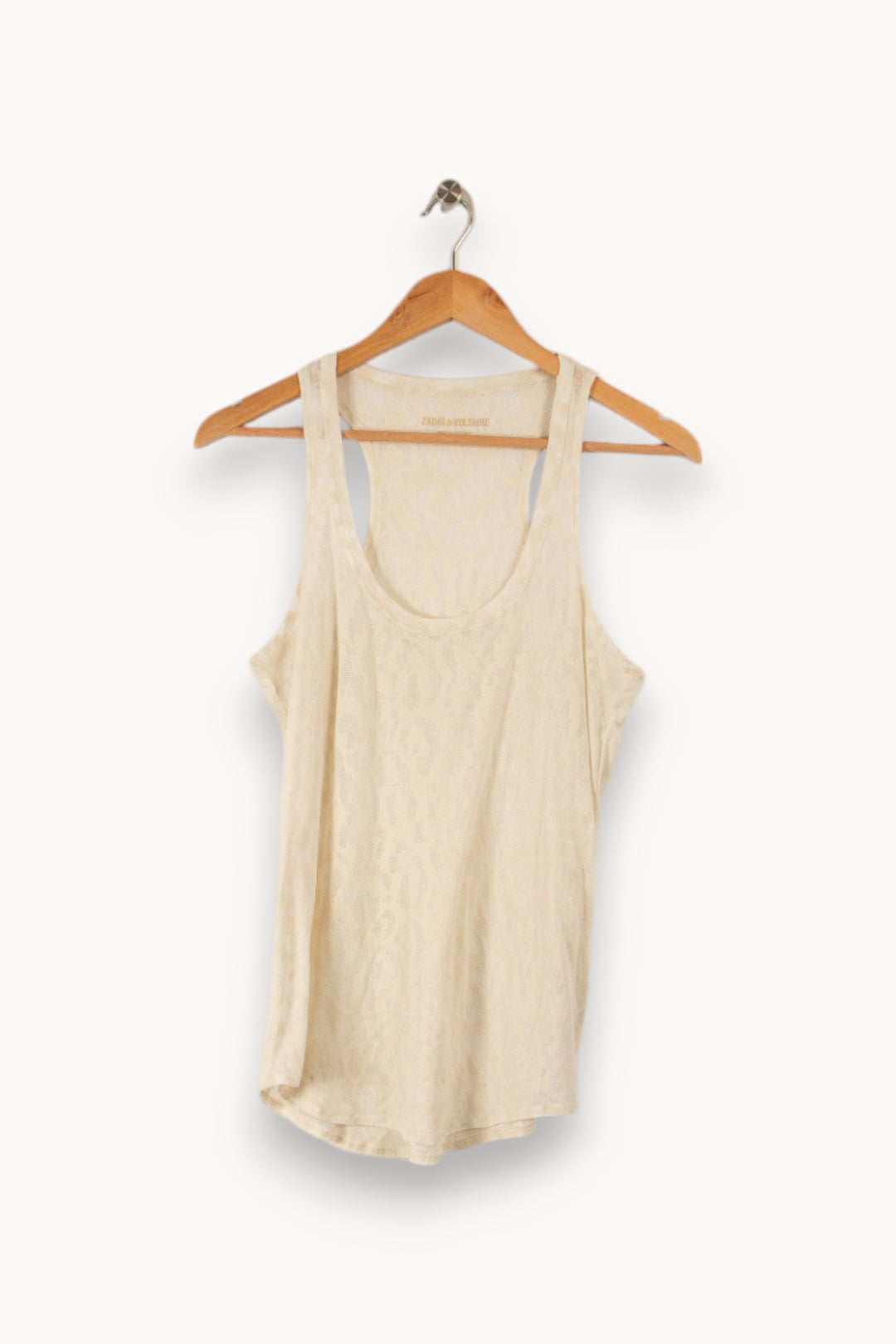 Top beige - Taille S/36 de la marque Zadig&Voltaire | PARAD31625 - Vendu par Paradigme - Image 1