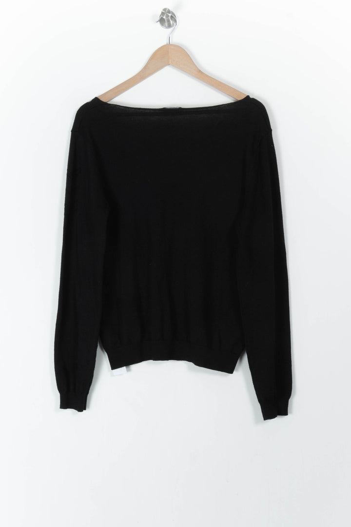 Pull Noir - Taille L/40 de la marque IKKS | PARAD31627 - Vendu par Paradigme - Image 4