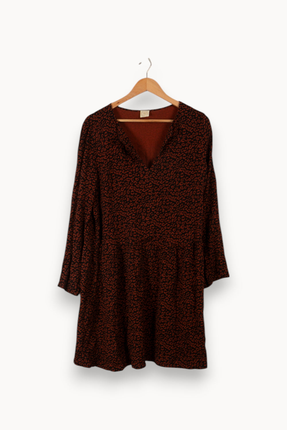 Robe Marron et Noir - Taille L/40 de la marque Des petits hauts | PARAD31631 - Vendu par Paradigme - Image 1