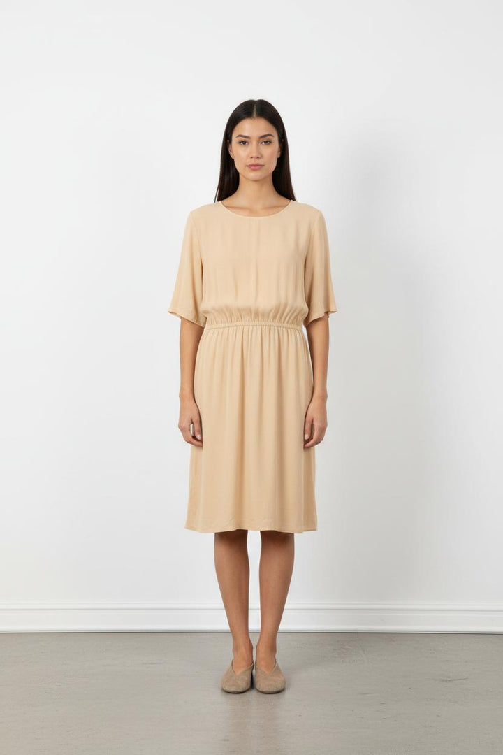 Robe beige - Taille S/36
