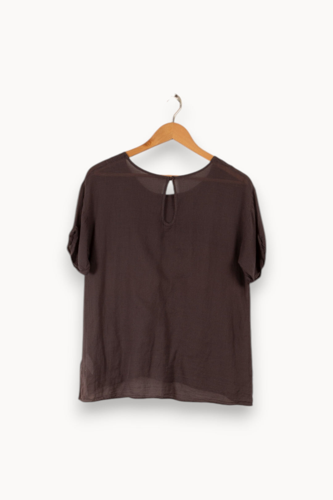 Blouse violette - Taille S/36 de la marque American Vintage | PARAD31642 - Vendu par Paradigme - Image 3