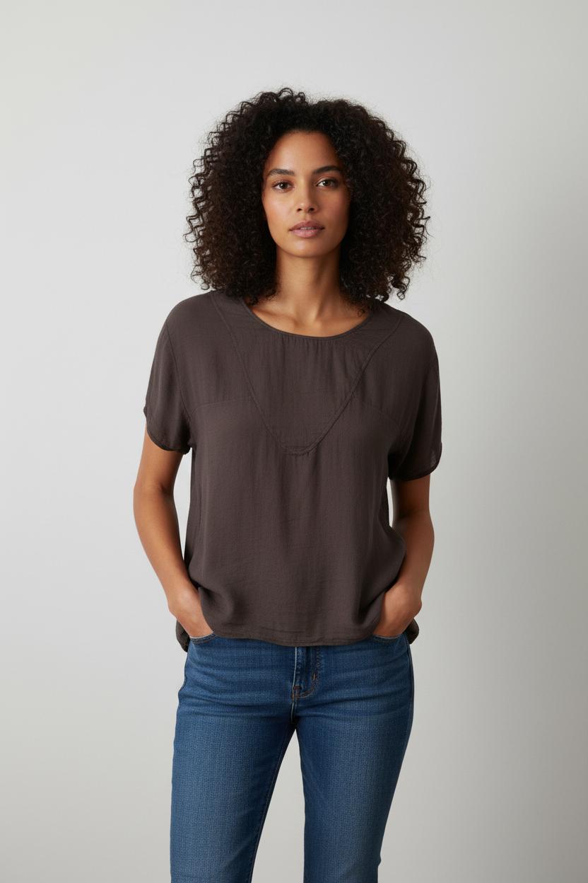 Blouse violette - Taille S/36