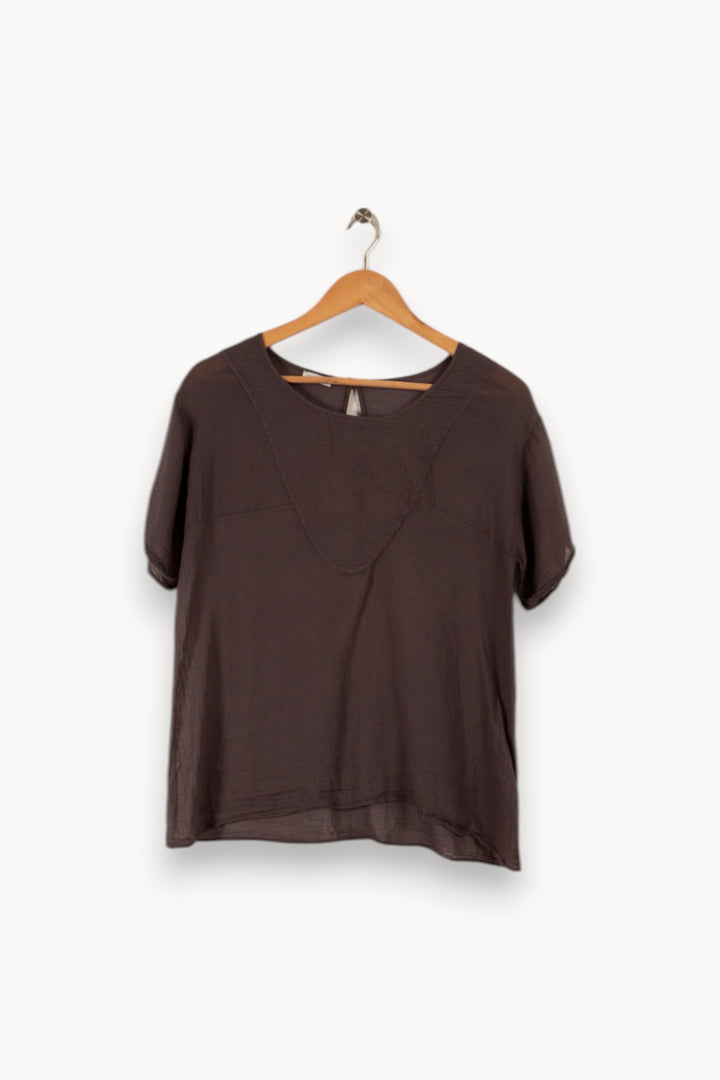 Blouse violette - Taille S/36 de la marque American Vintage | PARAD31642 - Vendu par Paradigme - Image 1