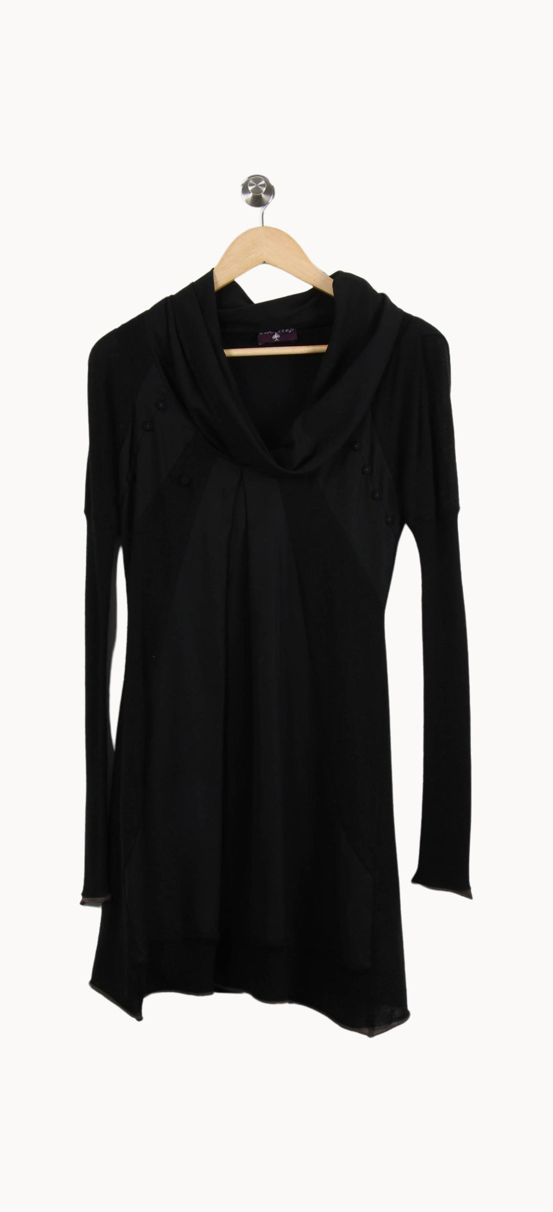Tunique Noire - Taille S/36 de la marque One Step | PARAD31646 - Vendu par Paradigme - Image 2