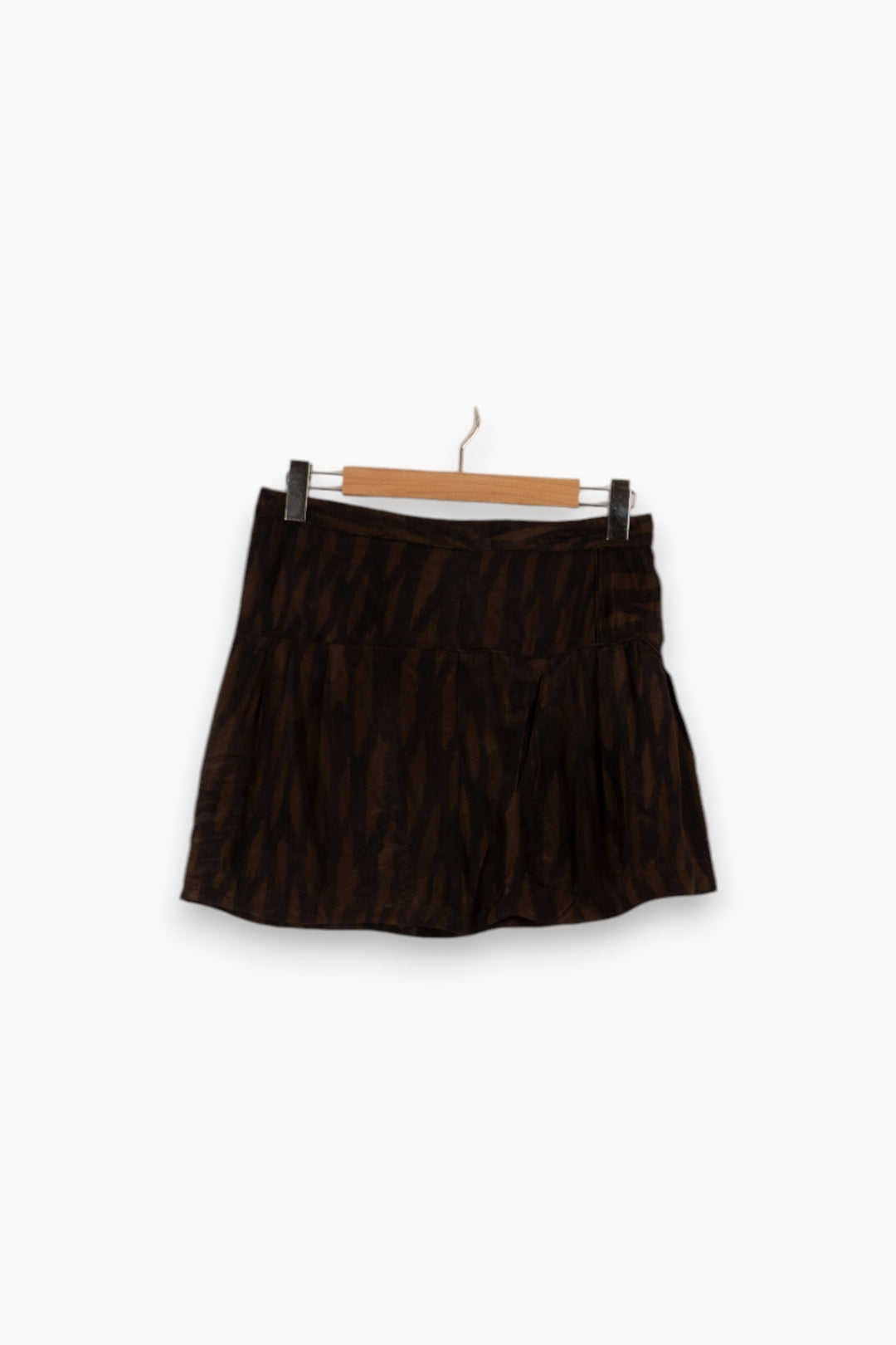 Jupe kaki et noire - Taille S/36 de la marque Isabel Marant | PARAD31660 - Vendu par Paradigme - Image 4