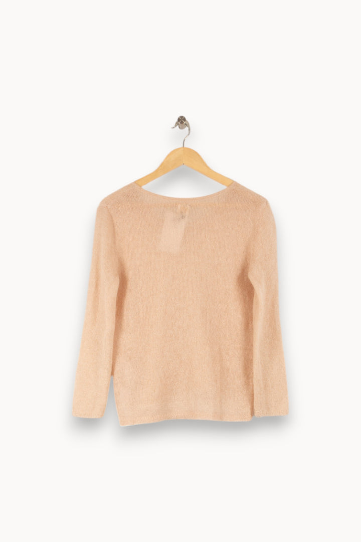 Pull Beige - Taille S/36 de la marque Des petits hauts | PARAD31681 - Vendu par Paradigme - Image 4