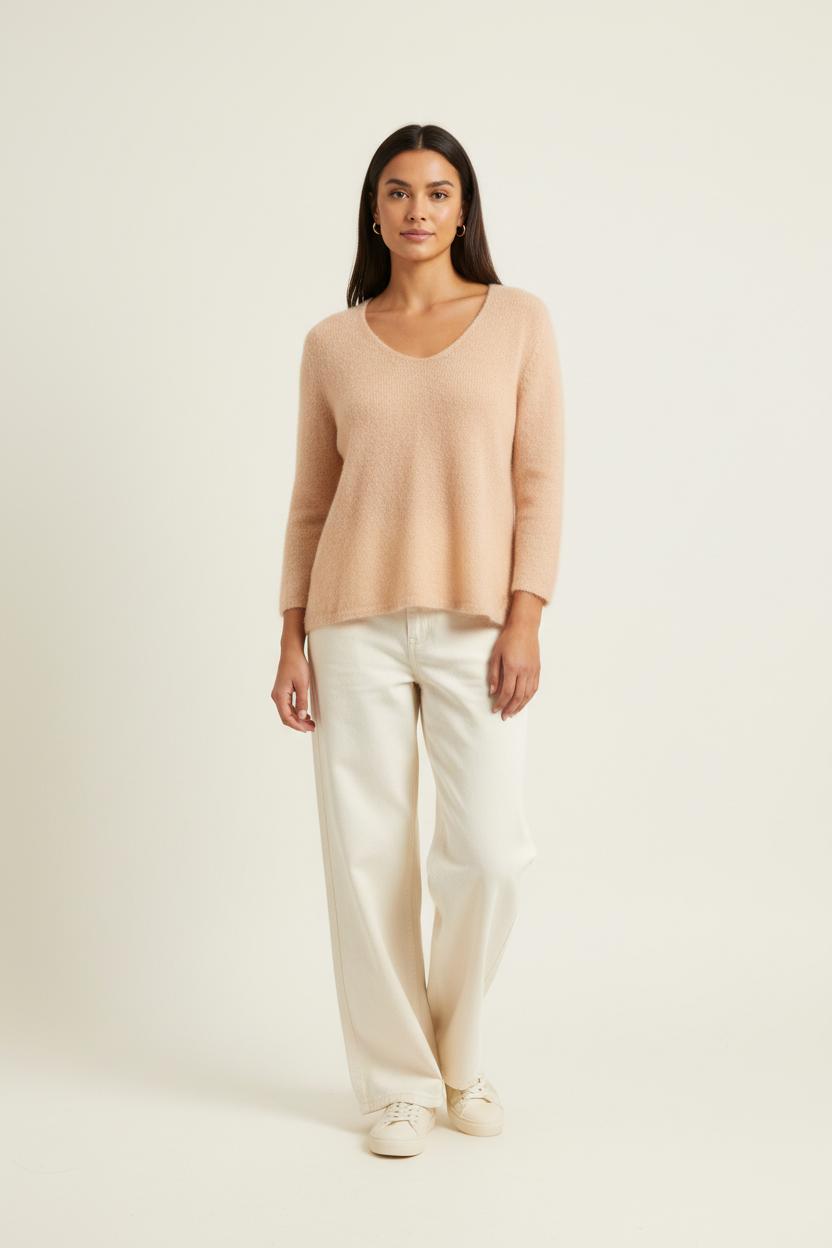 Pull Beige - Taille S/36 de la marque Des petits hauts | PARAD31681 - Vendu par Paradigme - Image 1