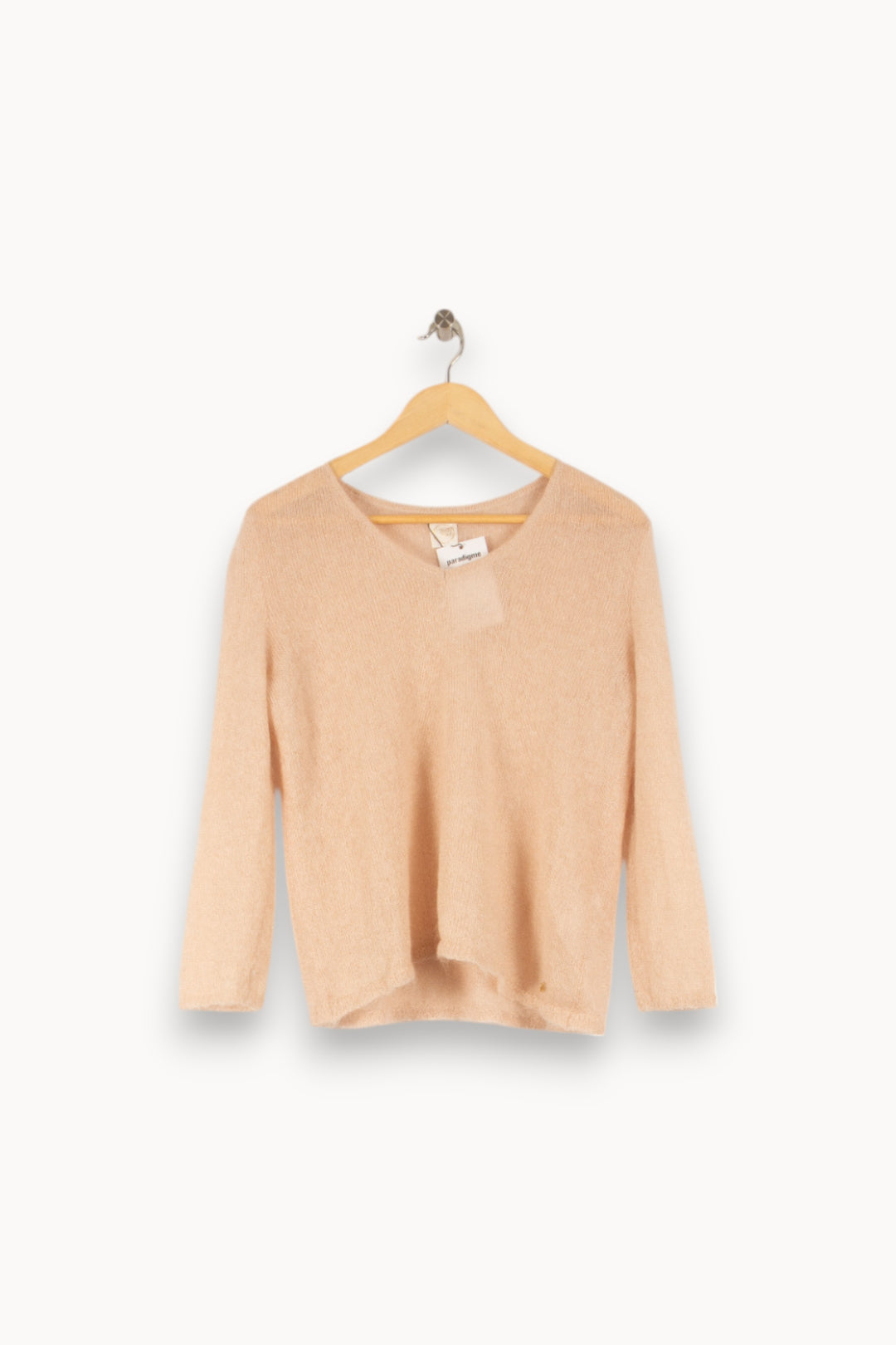 Pull Beige - Taille S/36 de la marque Des petits hauts | PARAD31681 - Vendu par Paradigme - Image 2
