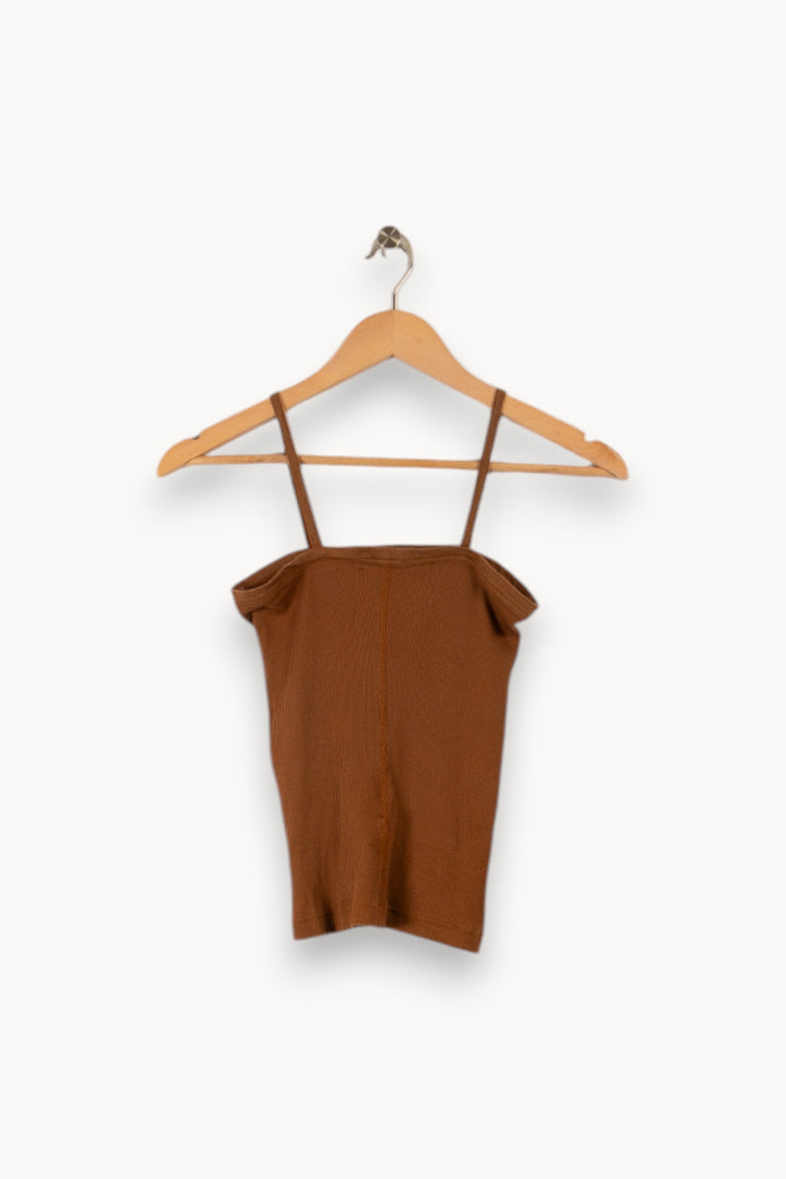 Top Marron - Taille S/36 de la marque Laurence Bras | PARAD31761 - Vendu par Paradigme - Image 3