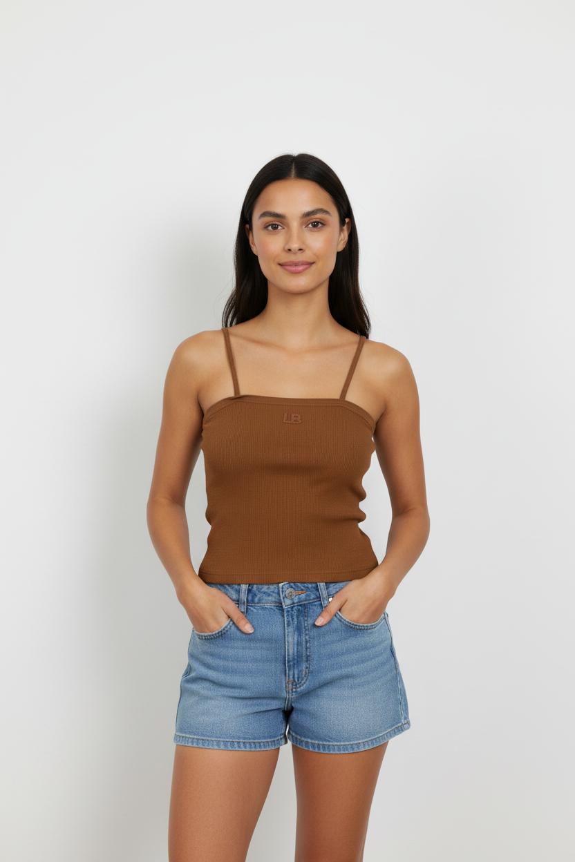 Top Marron - Taille S/36