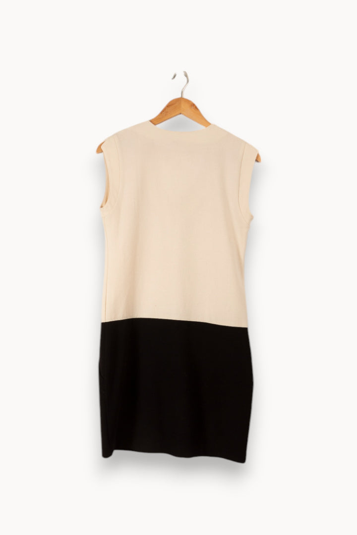 Robe noire et beige - Taille M/38 de la marque ZAPA | PARAD31810 - Vendu par Paradigme - Image 3
