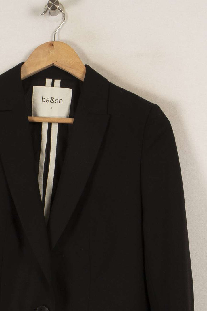 Veste noire - Taille S/36 de la marque ba&sh | PARAD31813 - Vendu par Paradigme - Image 2