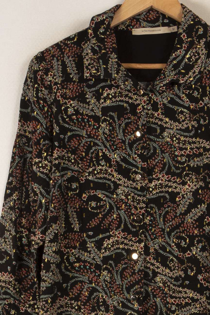 Chemise multicolore - Taille XL/42 de la marque La Fée Maraboutée | PARAD31814 - Vendu par Paradigme - Image 2