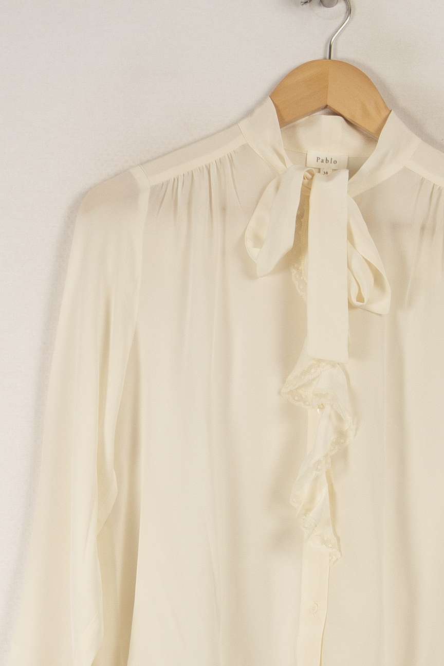 Blouse beige - Taille M/38