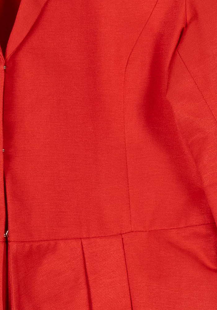 Veste Courte Rouge - Taille XL/42 de la marque Maison 123 | PARAD31841 - Vendu par Paradigme - Image 3