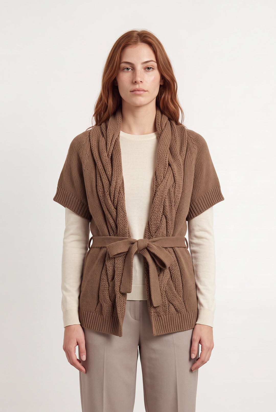 Gilet Marron - Taille M/38 de la marque Comptoir des Cotonniers | PARAD31864 - Vendu par Paradigme - Image 1