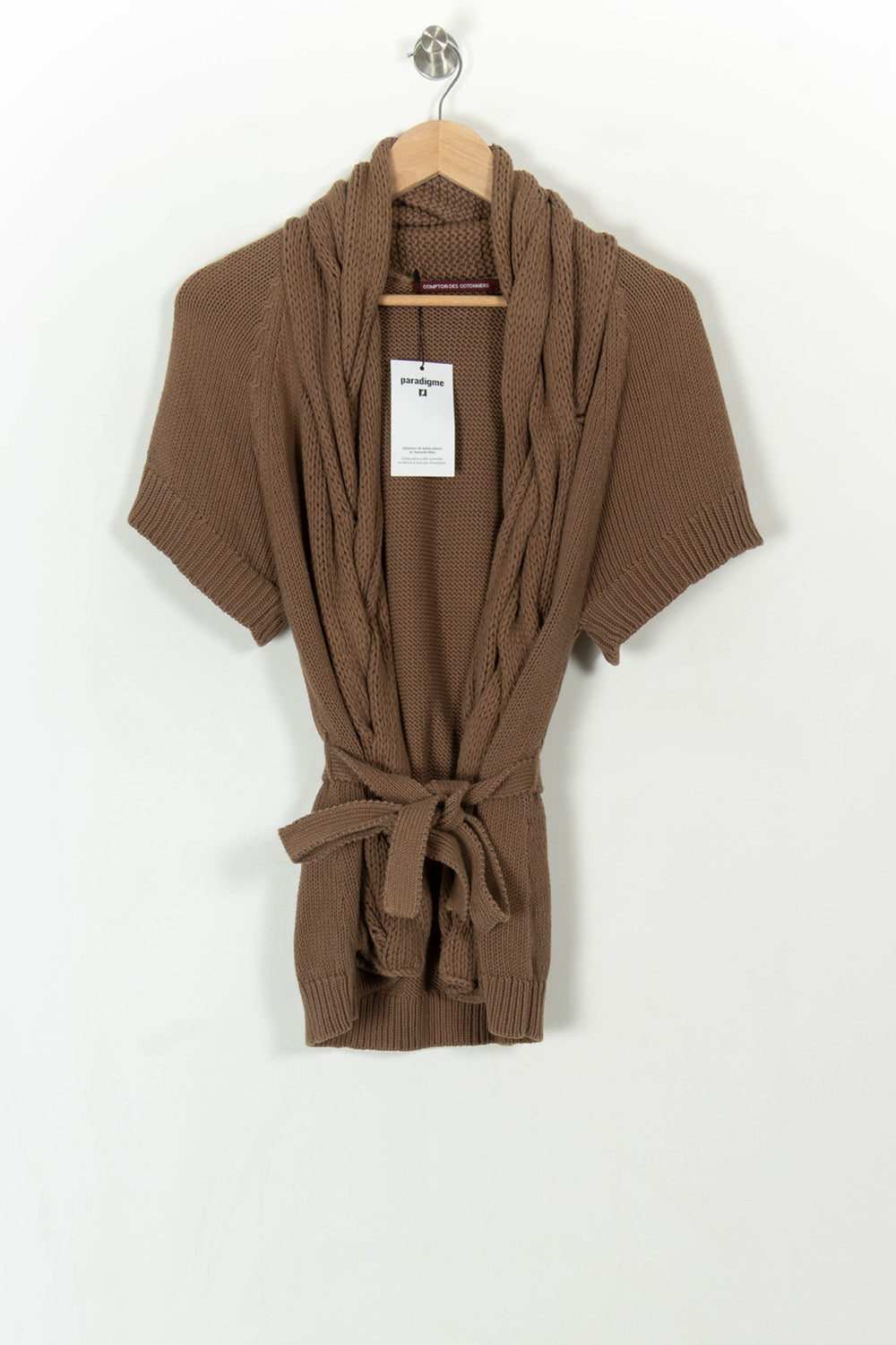 Gilet Marron - Taille M/38 de la marque Comptoir des Cotonniers | PARAD31864 - Vendu par Paradigme - Image 2
