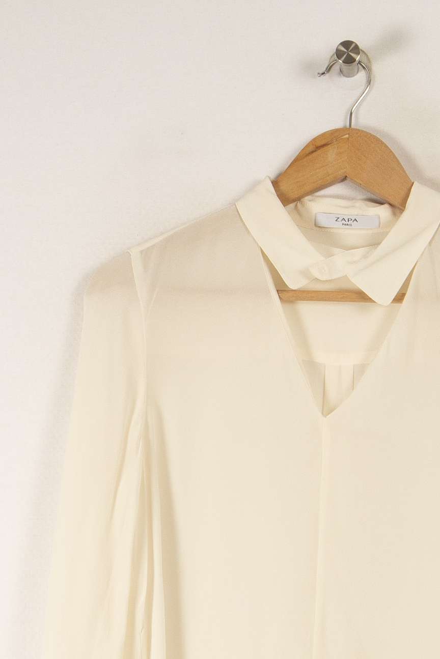 Chemise blanche - Taille XS/34 de la marque ZAPA | PARAD31866 - Vendu par Paradigme - Image 2