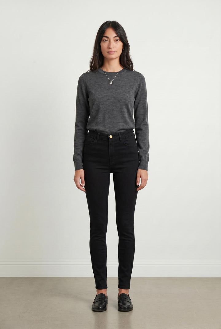 Jean Skinny Noir - Taille M/38 de la marque I.Code | PARAD31873 - Vendu par Paradigme - Image 1