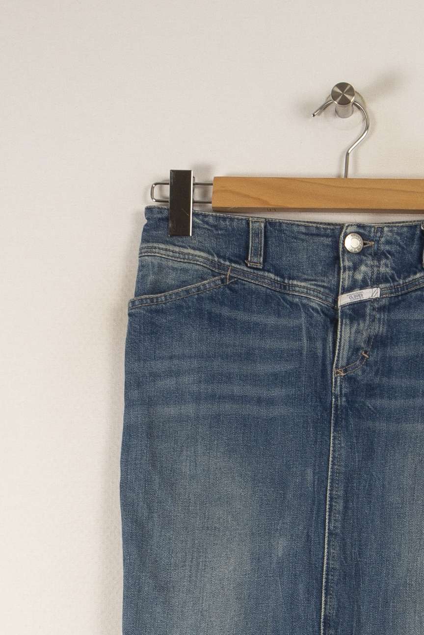 Jupe en jean bleu - Taille XS/34 de la marque Closed | PARAD31877 - Vendu par Paradigme - Image 2