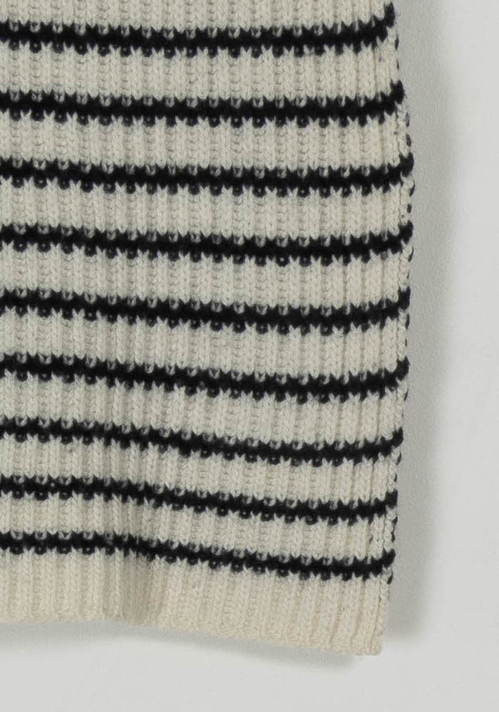 Pull Sans Manches Blanc et Noir - Taille T.U. de la marque Sandro | PARAD31881 - Vendu par Paradigme - Image 3