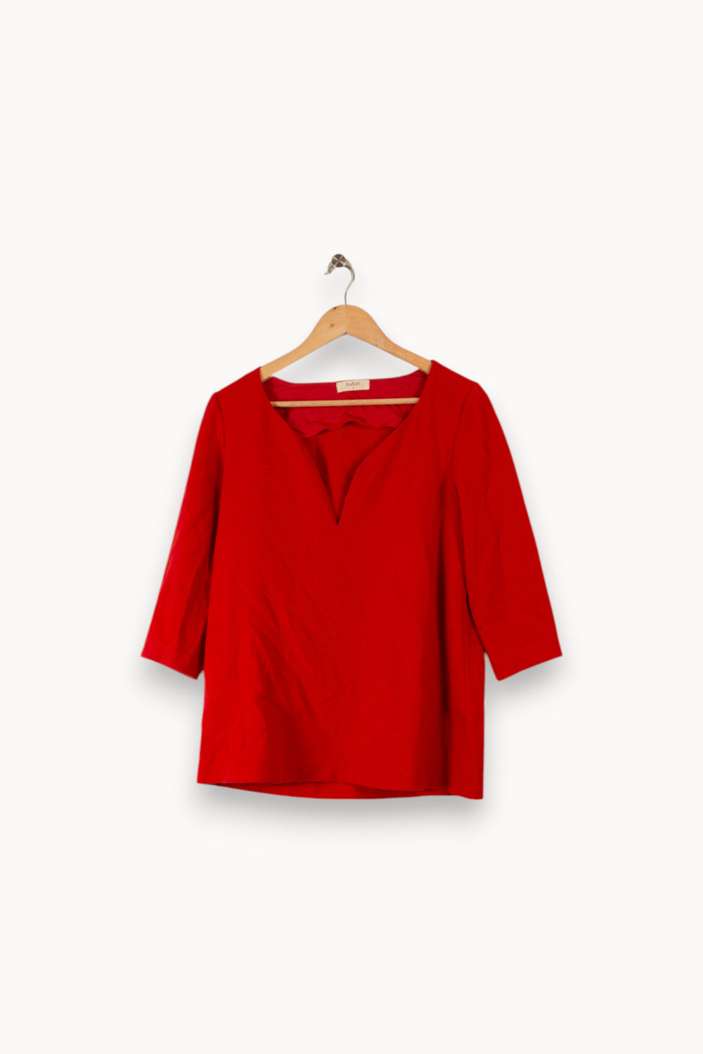 Blouse rouge - Taille S/36 de la marque ba&sh | PARAD31908 - Vendu par Paradigme - Image 1