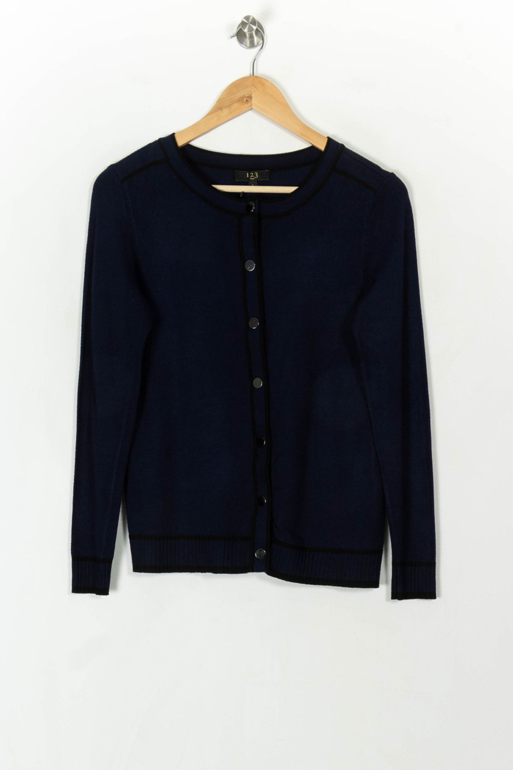 Cardigan Bleu - Taille S/36 de la marque Maison 123 | PARAD31915 - Vendu par Paradigme - Image 2