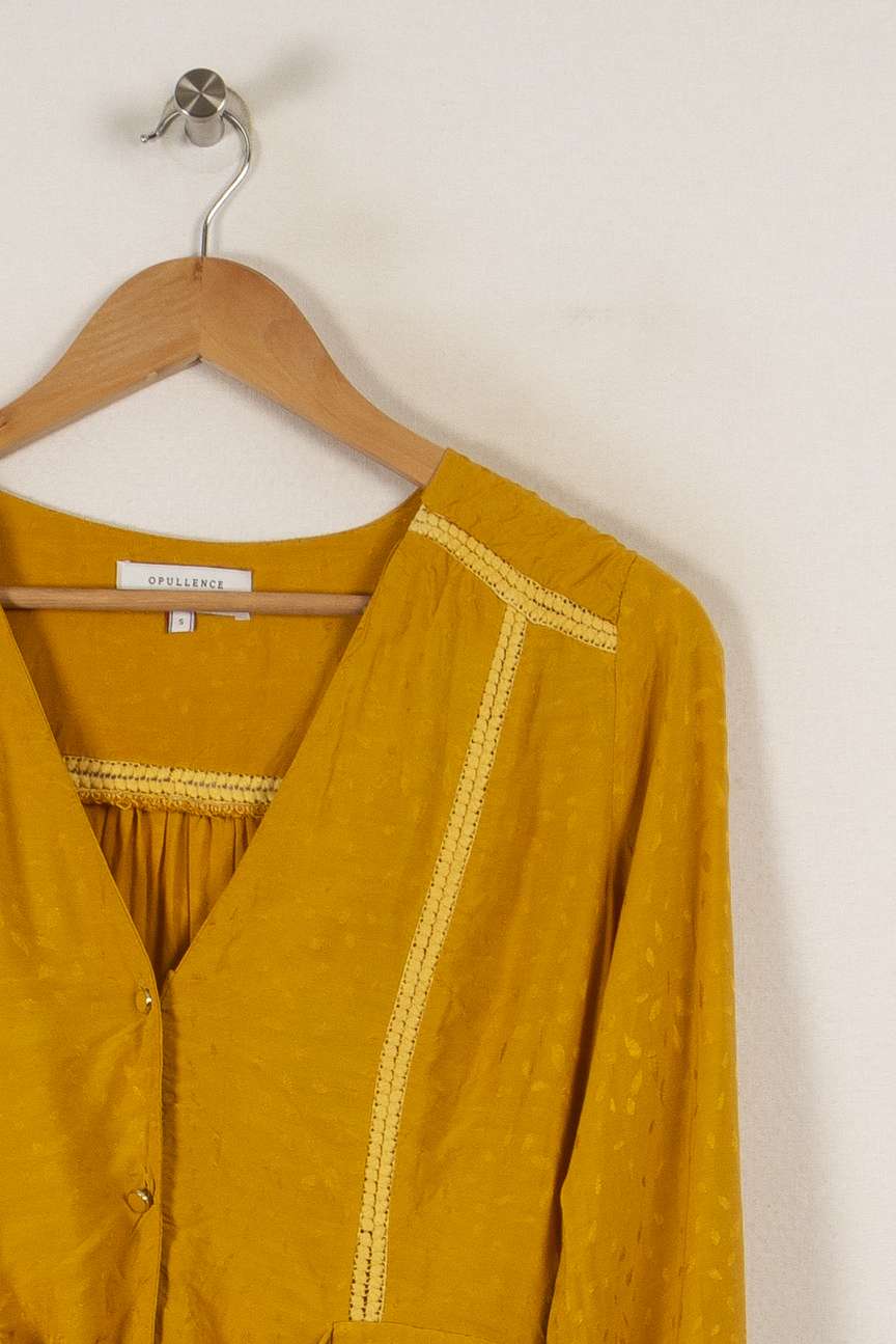 Top jaune - Taille S/36 de la marque Opullence | PARAD31921 - Vendu par Paradigme - Image 2