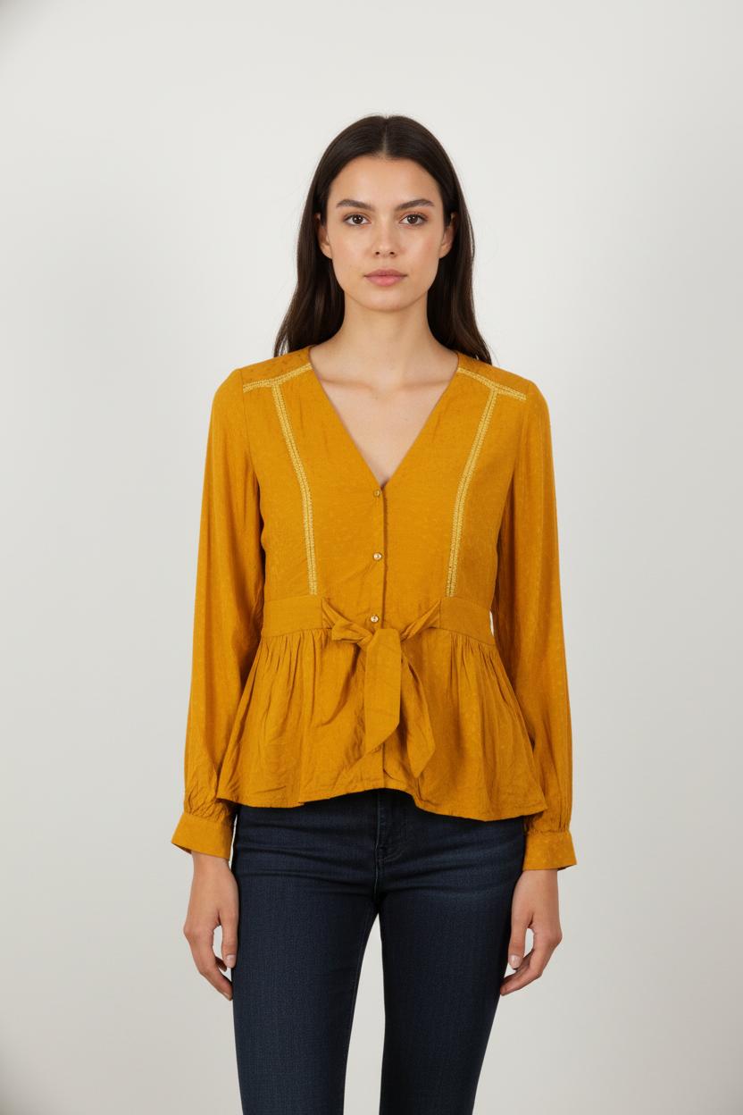 Top jaune - Taille S/36