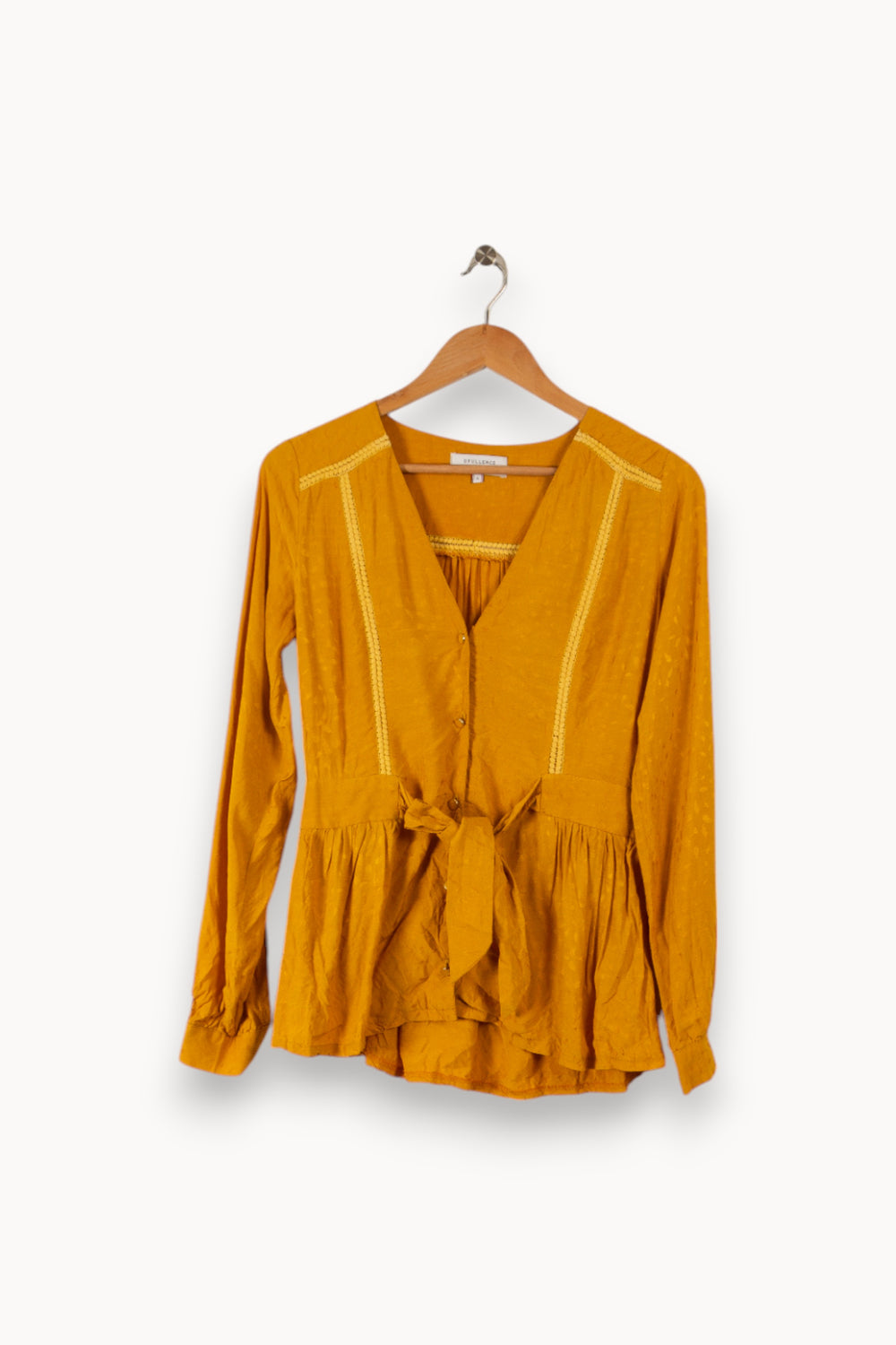 Top jaune - Taille S/36 de la marque Opullence | PARAD31921 - Vendu par Paradigme - Image 1